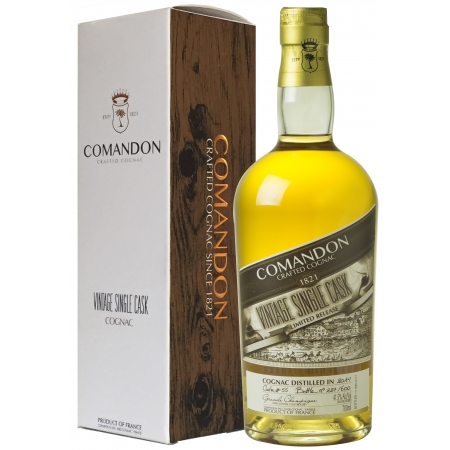 2012 Grande Champagne Single Cask Cognac Comandon édition limitée