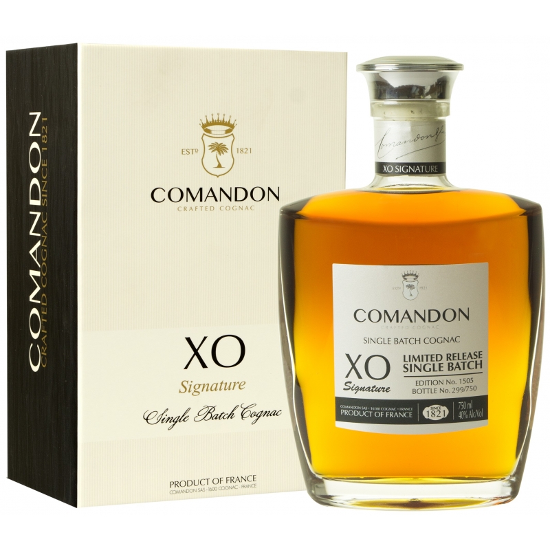 XO Signature lot unique Cognac Comandon