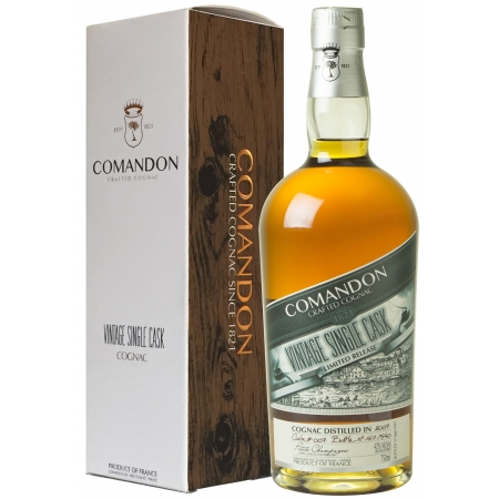 XO 2007 Petite Champagne Single Cask Cognac Comandon édition limitée