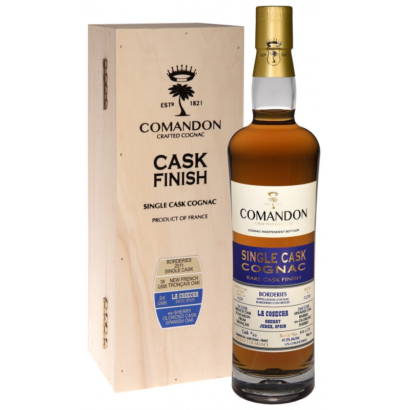 2011 Borderies affinage fût La Cosecha Sherry Cognac Comandon édition limitée