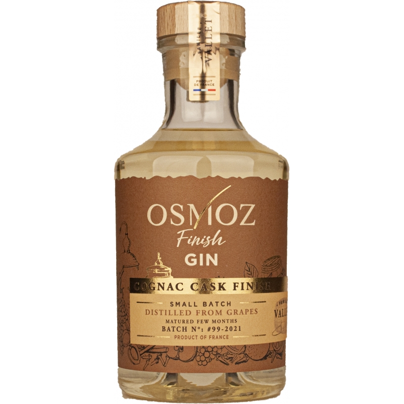 Gin Osmoz "finish" en fûts de Cognac édition limitée