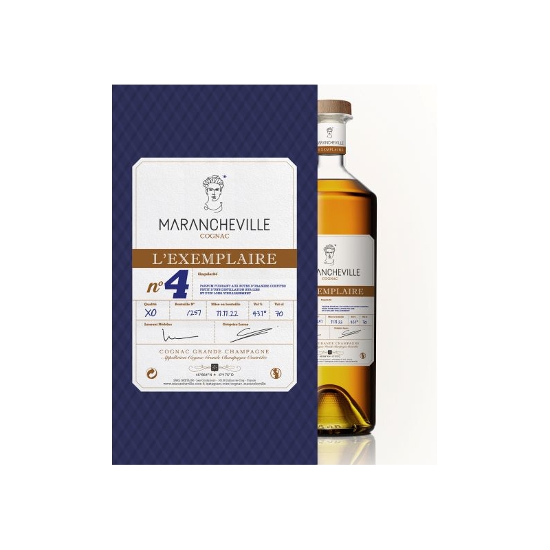 L'Exemplaire N°4 XO Grande Champagne Cognac Marancheville édition limitée