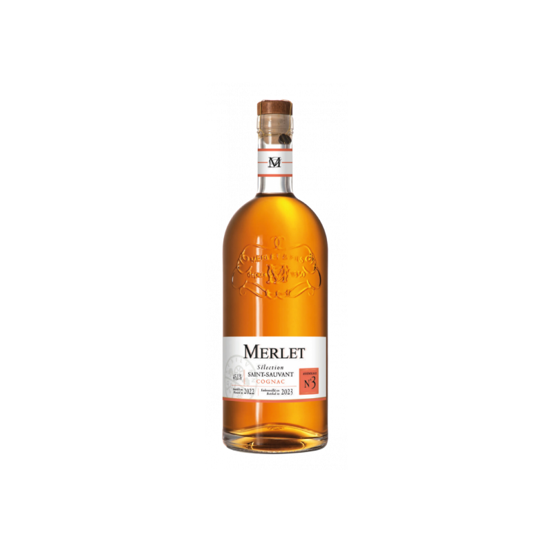 Saint-Sauvant N°3 Cognac distillerie Merlet édition limitée