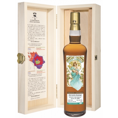 XXO Grande Champagne Batch 1963 limited edition Comandon Cognac