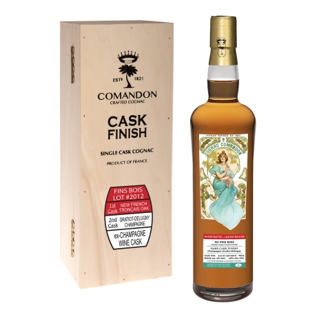 XO Fins Bois Lot 2012 affinage Rare Cognac Comandon édition limitée