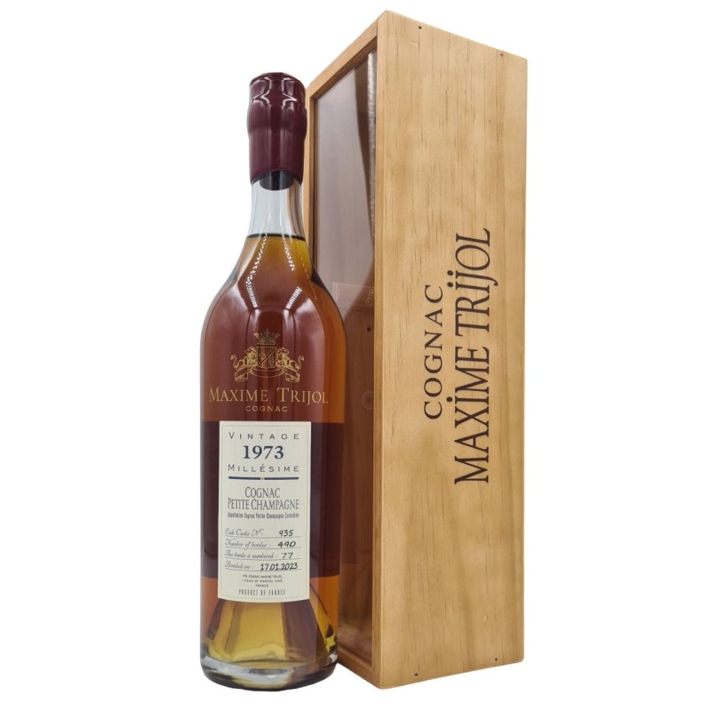 Vintage 1973 Petite Champagne limited edition Maxime Trijol Cognac Vintage 1973 Petite Champagne limited edition Maxime Trijol Cognac