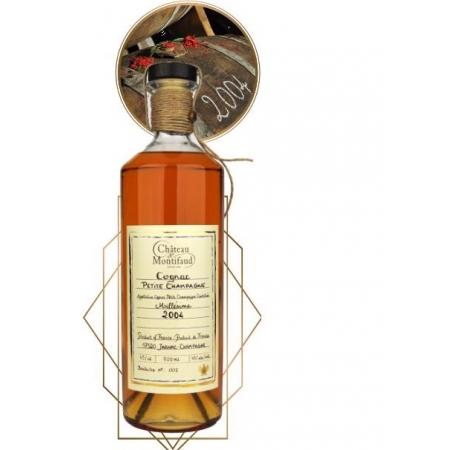 Millésime 2004 Petite Champagne Cognac Château Montifaud édition limitée