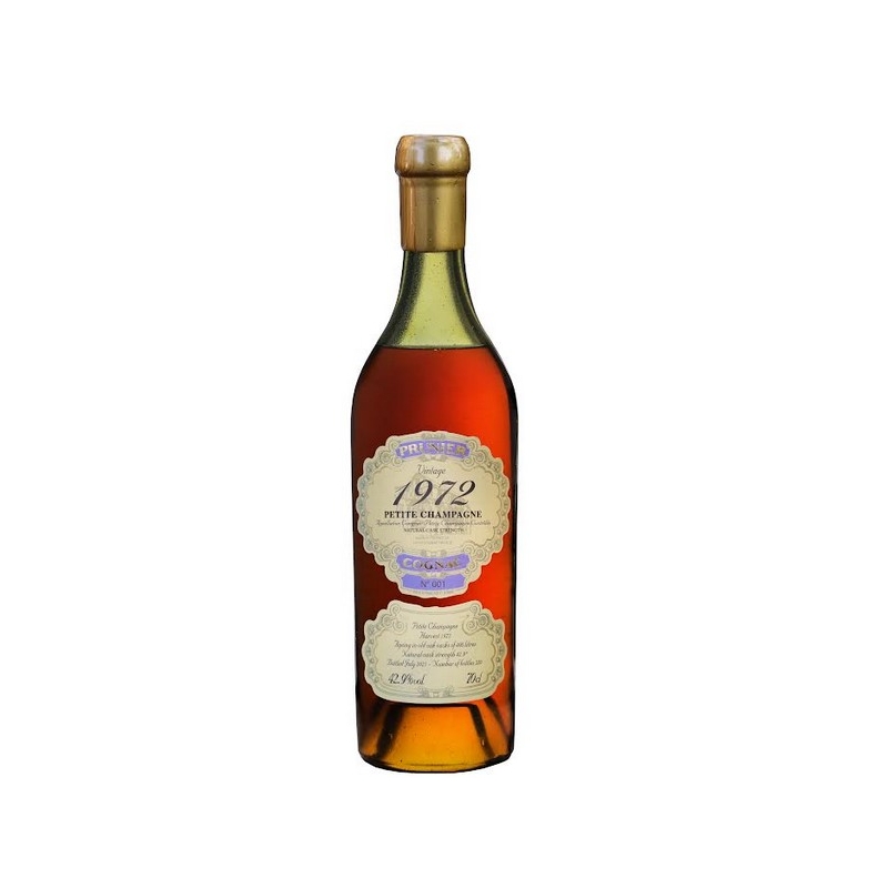 Millésime 1972 Petite Champagne édition limitée Cognac Prunier