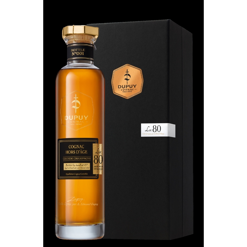 Lot 80 Grande Champagne limited edition Dupuy Cognac Lot 80 Grande Champagne limited edition Dupuy Cognac