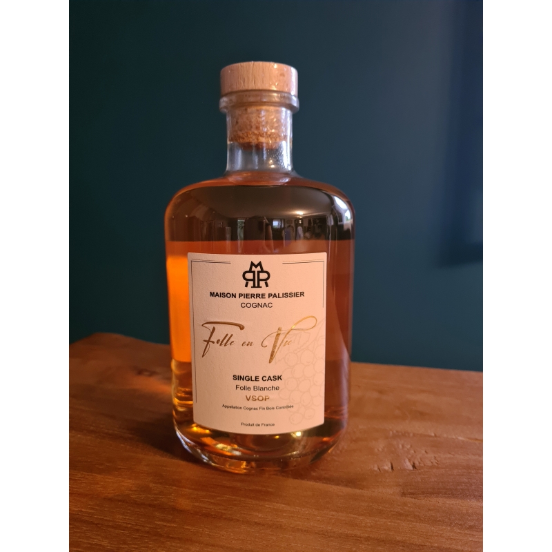 VSOP Folle en Vie Folle blanche single cask Maison Pierre Palissier Cognac limited edition VSOP Folle en Vie Folle blanche single cask Maison Pierre Palissier Cognac limited edition