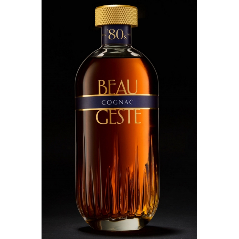 Cognac Beau Geste/Rémi Landier Lot Années 80 Petite Champagne édition limitée