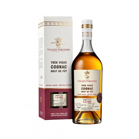 Batch 006 Fins Bois single cask limited edition Vallein Tercinier Cognac